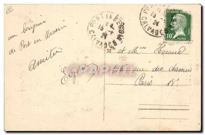Dentellière van Bayeux — Het Katoenen Hoedje — Uitgever niet geïdentificeerd, n° 950 — Achterkant