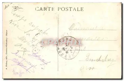 Excursión a Normandía — A+D 357 — Todas mis Amistades — A. Dubasq, editor (Cahors) — Reverso