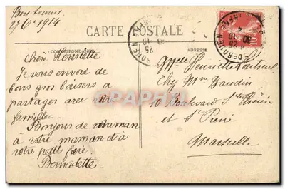 Jeune paysanne normande — Collection L. G. B., Saint-Pierre-Église — n° 3041 — Verso