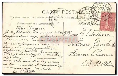Vachère du Bessin — 1907 — Éd. Katigry — Verso