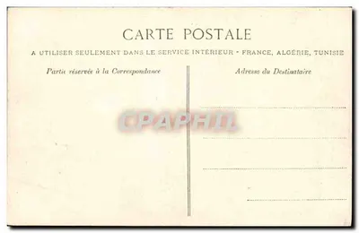 Vrouw die met de bijl wove — La Filièuse — La C.P.A. — n° 4806 — Achterkant