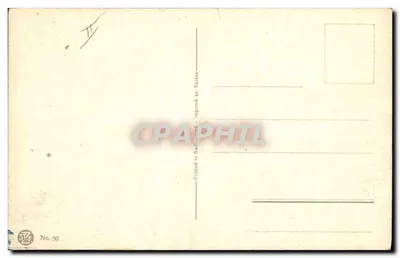 Mer agitée au coucher du soleil — œuvre d'Adolf Back — No. 50 — Verso