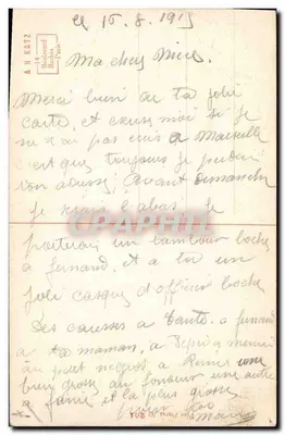 Guillaume llora — Joffre ríe — Albert Beerts — Reverso