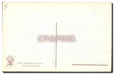 S.M. Król Anglii George V — Wydanie Patriotyczne 1914 — Rewers