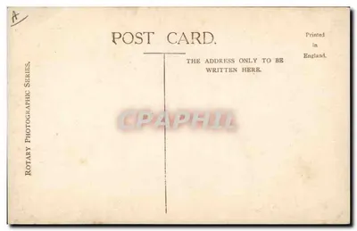 H.M. O Rei Edward VII falecido — Rotary Photo, E.C. — Bossemena & Co., Londres — Verso