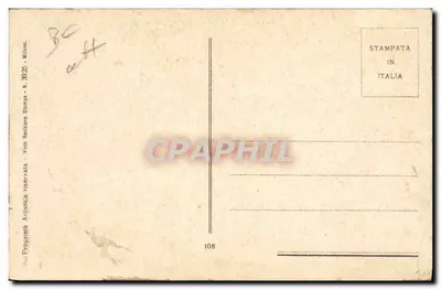 Giovane donna che balla tra le foglie d'autunno — edizione artistica — Stampa Revisione Milano, n° 108 — Verso