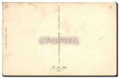 Jovem mulher com chapéu — ilustração — T.A.M. 7609 — Verso