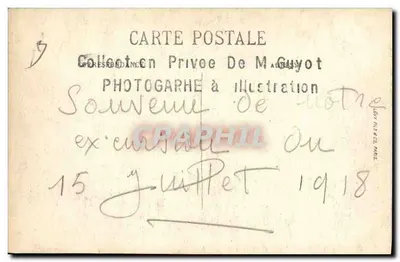 Südliche Schützen vor der Großen Moschee in Saint-Louis — Gedenktag des Waffenstillstands — Photographie von M. Guyot — Rückseite