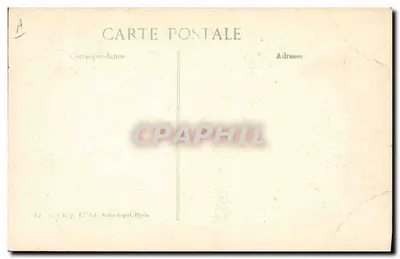 Sargento da Infantaria Indígena — 1914 — Cl Marchand, 11ª Série — Verso