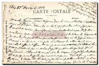Soldado indiano em uniforme — 1914 — Os Hindús na França - Lansac — Verso
