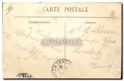 Tropas hindus — A Guerra 1914 em Toulouse — 3ª Série N° 4 — Edição histórica da antiga Fotografia Provost, 15 rue Lafayette, Toulouse — Verso