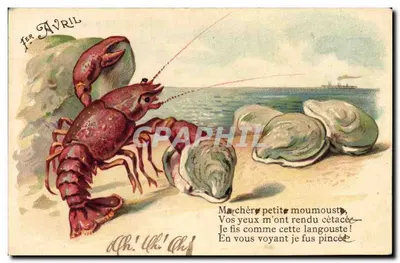 Crab and oysters — Humorous poem — Publisher unknown