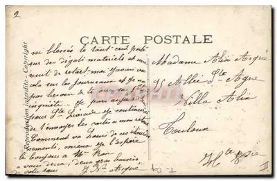 Chantecler i jego Kury — Acte I — Wydawca EID, n° 33163 — Rewers