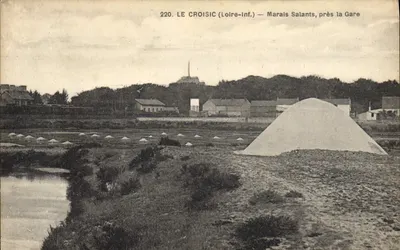 Le Croisic (Loire-Inf.) — Marais Salants, près la Gare