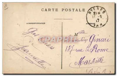 Hyères — 3. Recolección de sal en los Vieux Satins : La colocación de los fardos de sal en los cristallizadores — Reverso