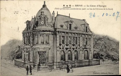 Brive — La Caisse d'Epargne (projet 1906) — Guinot, editor, Brive
