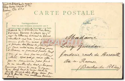 A Caixa de Economia — Beaune — editor Ronco Frères — Verso
