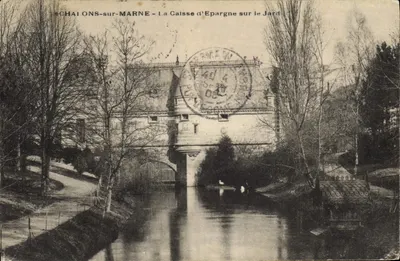 Châlons-sur-Marne — A Caixa de Poupança no Jard — editor desconhecido