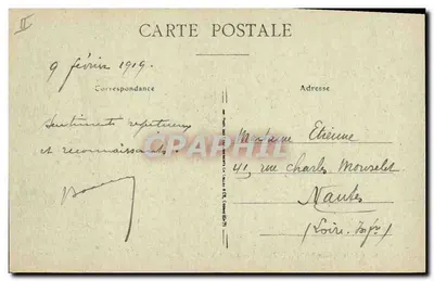 Chalons-sur-Marne — Jardim do Jard e a Caixa de Economia — Ed. J. B. — Verso
