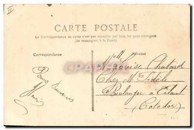 Chaumont (Haute-Marne) — A Caixa de Poupança — Edição Robert, Baralliste — Verso