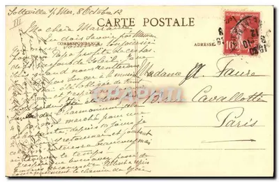 Costumi normanni — St-Valéry-en-Caux — C.V. 29 — Editore C.V. — Verso