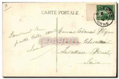 Kobieta w normandzkiej czapce — Coutances — Kolekcja P. Bunel, fot.-wyd., Vintoutiers (Orne) — rep. int. nr 2453 — Rewers
