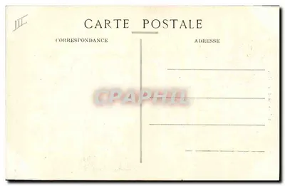 Tarjeta postal antigua Folklore La Granvillaise — Reverso