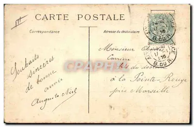 वनस्पति के बीच एक युवा महिला — B. Sirven, Imp. Edt. Toulouse Paris — संख्या 5.0.262 — पीछे