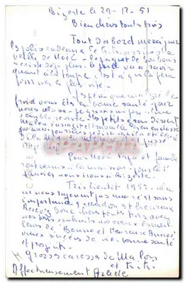 Crianças brincando sob um portão decorado — M.B. — número de série não visível — Verso