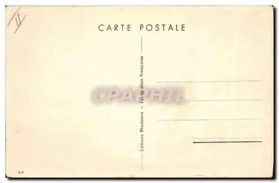 Musicista e signora in abito d'epoca — Editore Rhodania, n° 64 — Verso