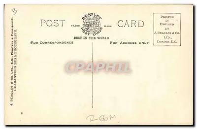 S.A.S. Książę Walii — w formalnym stroju z cygaretką — Beagles' Postcards n°327.E — Rewers