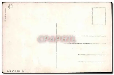 Spectres d'animaux — scène de sommeil hanté — éditeur B. K. W. I. 954-15 — Rückseite