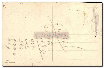 Casal amoroso em um cenário floral — editor Ross-Monopol, n° 1016 — Verso