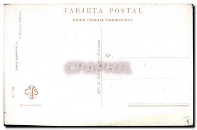 Mulher bebendo vinho — ilustração — J. Garcia Gutiérrez, N° 181 — Verso