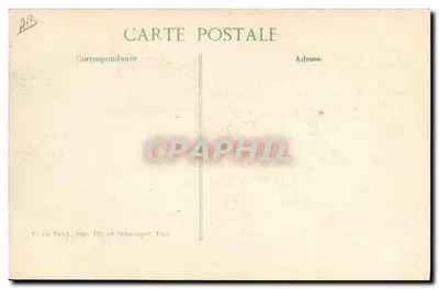 Exército Indiano - Um piquete de guerra — 11ª Série 1914 — Editor B.D. — Verso