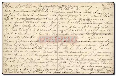 Tropas Indiãs partindo para o front — Guerra de 1914 — Bousin de Sance - N° 38 — Verso