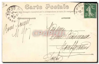 Entrega das bandeiras tomadas dos alemães — Castelo dos Invalides — Sté Française de Photolyplie - Châteaudun — Verso
