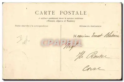 Génisse Durham — oferecida pela Majestade Edouard VII ao Presidente da República — B.F. PARIS — Verso