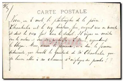 Chantecler — Acte I — Przybycie Faisane — Wydawca ELD — Rewers