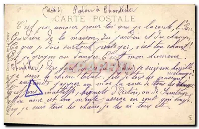 Bitwa, "Chantecler i Kruk Bitewny" — Akt III — Wydawca Le Deley — Rewers