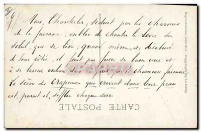 Chantecler — Akt IV — Les Crapauds — Wydawca ELD — Rewers