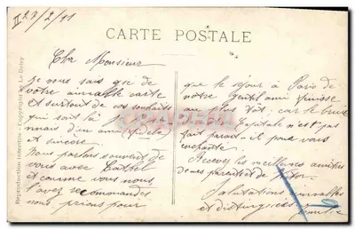 Chantecler i jego Kury — Act I — Wydawca Delcy, numer seryjny nie widoczny — Rewers