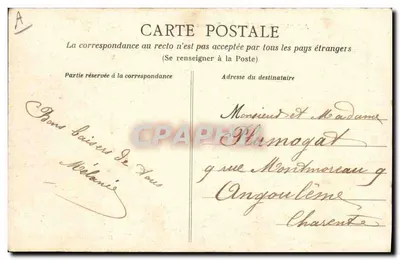No País do Sal — Um Batismo — Hélène Dugas & Cie, Nantes — Verso