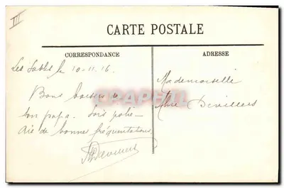 Les Sables-d'Olonne — Les Marais Salants — LL. n°100 — Verso