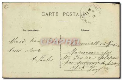 Arredores de FOURAS — Marais Salants — R. Berzevin, editor, 66, rue des Merciers, La Rochelle — Verso