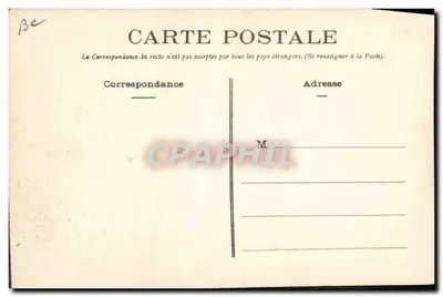 Le Croisic - Au Marais — Mulon de sel em formação — Editor Vassellier, Nantes, n° 987 — Verso