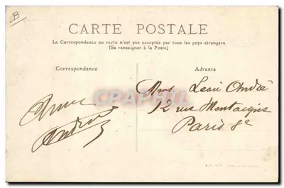 De POULIGUEN a SAILLÉ — Aspecto de los Marais salants y Recolección de Sal — Colección F. Pouliguen — Reverso