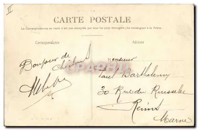 Chalons-sur-Marne — A Caixa de Economia — L. Coex, editor — Verso