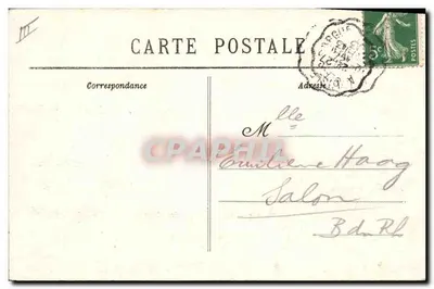 Carpentras (Vaucluse) — Caixa de Poupança e Previdência — 2ª Vista — Edições Artísticas J. Brun e Cie, Carpentras — Verso