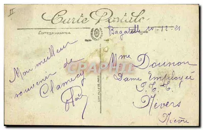 Clamecy — Die Sparkasse — LL. — Rückseite
